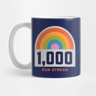 Run Streak Run Streaker 1,000 Days of Running Comma Day Mug